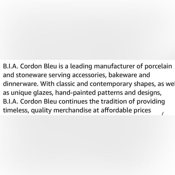 BIA Cordon Bleu Bowls 24 Oz Each Set Of 2  White Porcelain Micro Oven Dishwasher - Picture 8 of 11